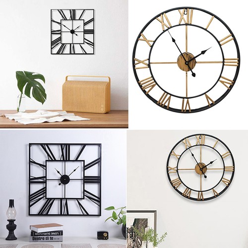 Large open face clock modern - face,