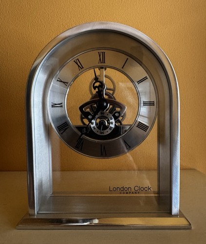 London clock company - clock, silver