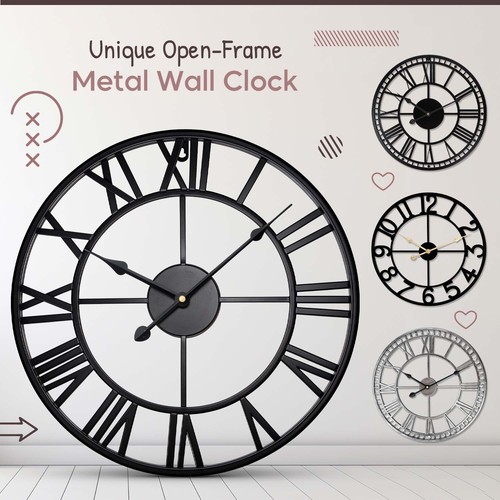 Large wall clock big numerals - wall,
