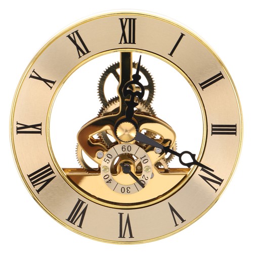 Accurate golden skeleton clock - accurate,