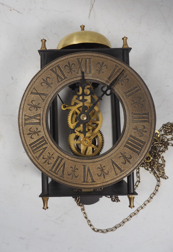 Skeleton wall clock mechanical - wall,