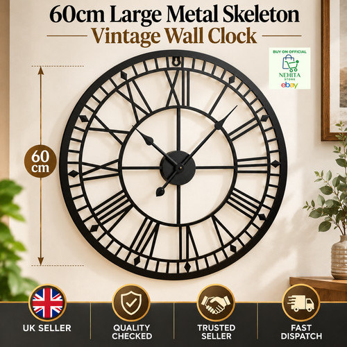 60cm large metal skeleton wall - skeleton,