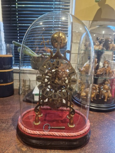Skeleton clock dome - clock,