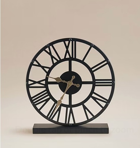 Black skeleton mantel - skeleton, clock