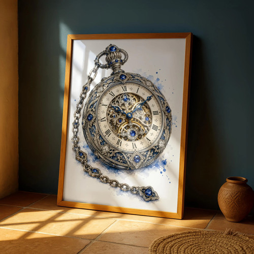 Vintage pocket watch - vintage,