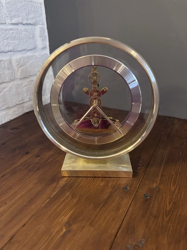 Clock gold tone - clock,